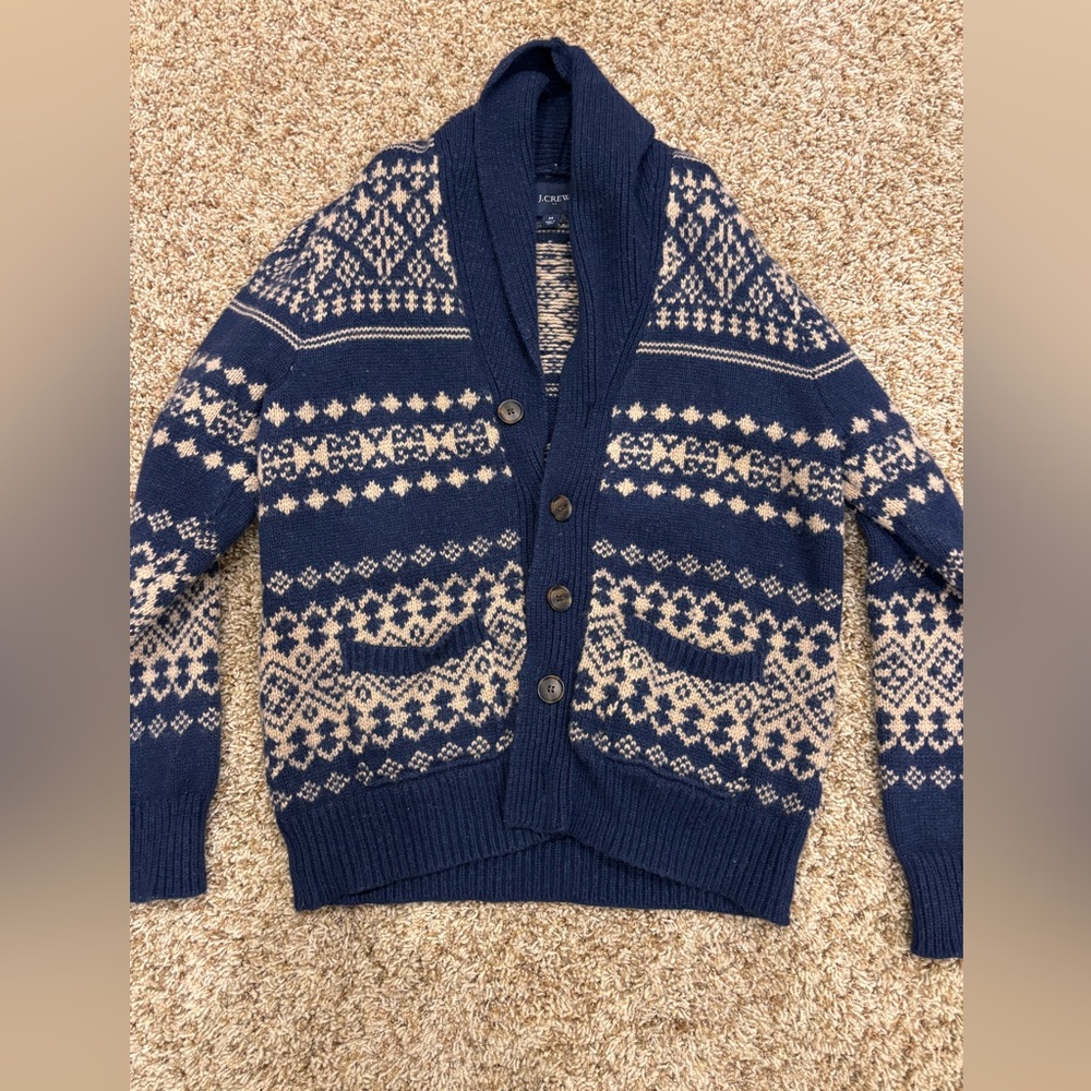 J CREW pattern knitted sweater